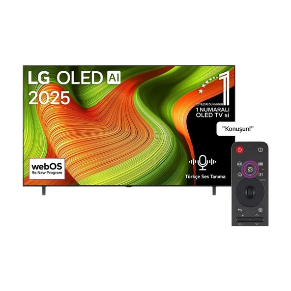 LG OLED65B56LA 65'' 165 Ekran Uydu Alıcılı 4K Ultra HD Smart webOS OLED TV ürün görseli 1