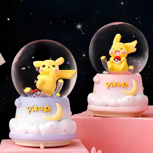 Pokemon Üflemeli Işıklı Müzikli Kar Küresi Orta Boy ürün görseli 1