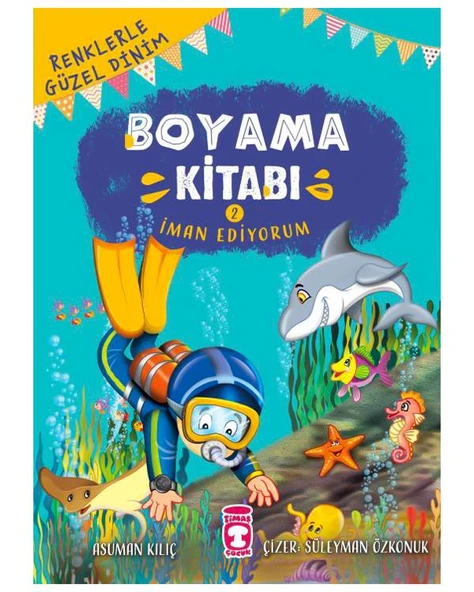 İman Ediyorum Boyama Kitabı 2 Timaş Çocuk ürün görseli 1