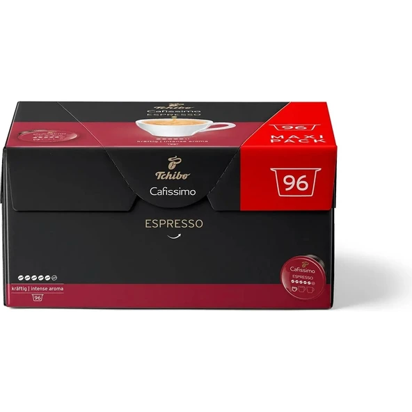Tchibo Cafissimo Espresso İntense Aroma Kahve 96 Kapsül Espresso ve Filtre Uyumlu Yoğun Kahve Keyfi ürün görseli 1