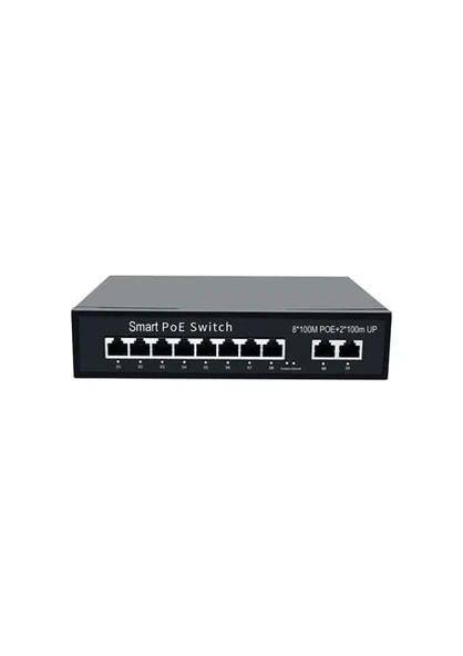 ODS 8port +2 UPLINK 96w FULL PoE 08ODS-8P2U 10/100 Yönetilemez Switch ürün görseli 1