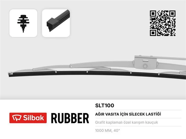 SİLECEK LASTİĞİ 1000 MM (KALIN OTOBÜS TİPİ 1-ADET ürün görseli 1