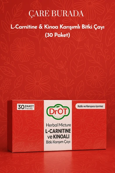 Drot - L-Carnitine & Kinoa Karışımlı Bitki Çayı (30 Paket) ürün görseli 1