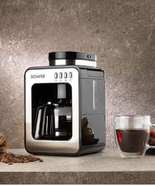 Schafer Barista Öğütücülü Filtre Kahve Makinesi ürün görseli 1