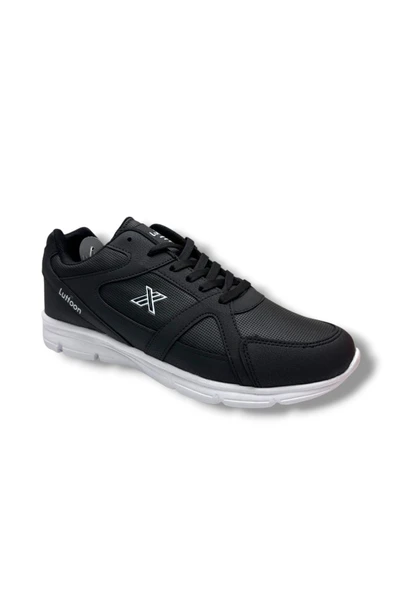 Luttoon 251-26 Deri Anatomik Erkek Sneaker Siyah Beyaz 45-48 ürün görseli 1