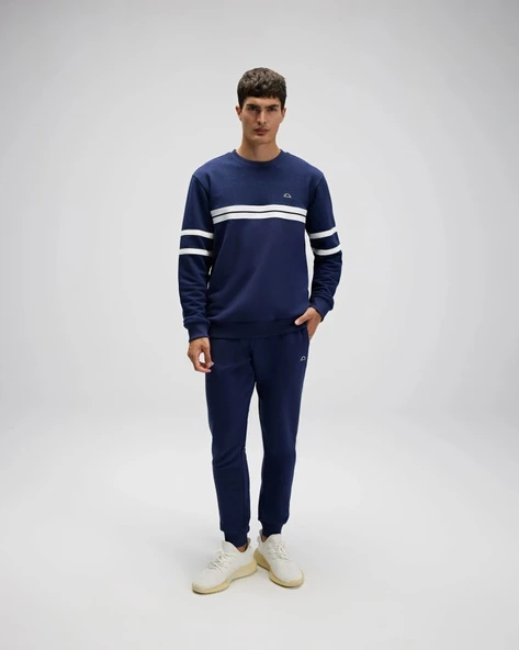 Ellesse EM618 Erkek Lacivert Sweat - Resim 6