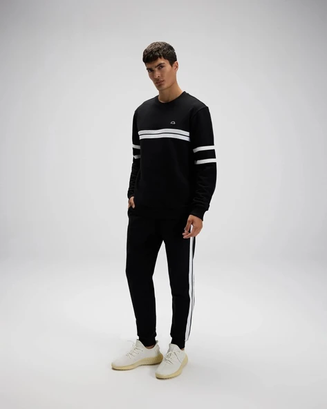 Ellesse EM618 Erkek Siyah Sweat - Resim 5