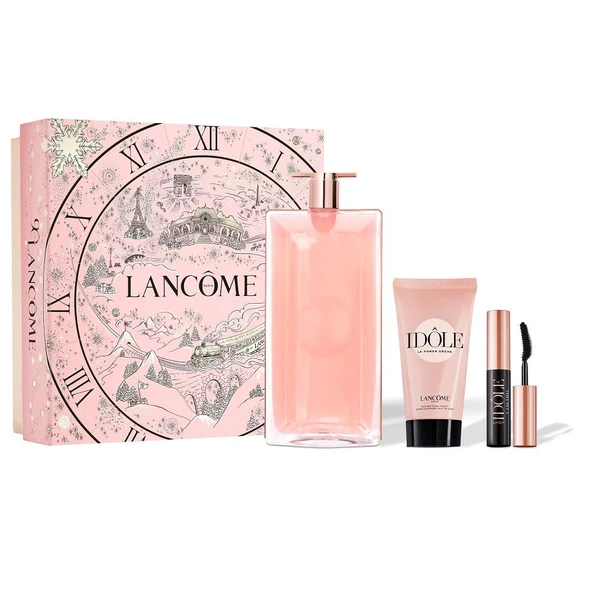 Lancome Idole EDP 100 ml + 50 ml Body Cream + 2,5 ml Mascara Kadın Parfüm Seti ürün görseli 1