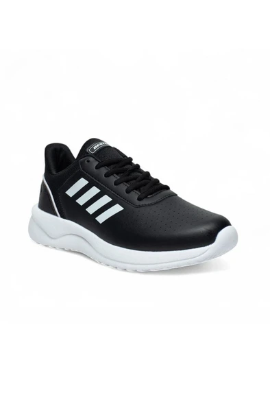 Best Of B100-26 Deri Anatomik Erkek Sneaker Siyah Beyaz ürün görseli 1
