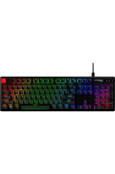 HyperX Alloy Origins RGB Red Switch Kablolu Mekanik Oyuncu Klavyesi Outlet ürün görseli 1