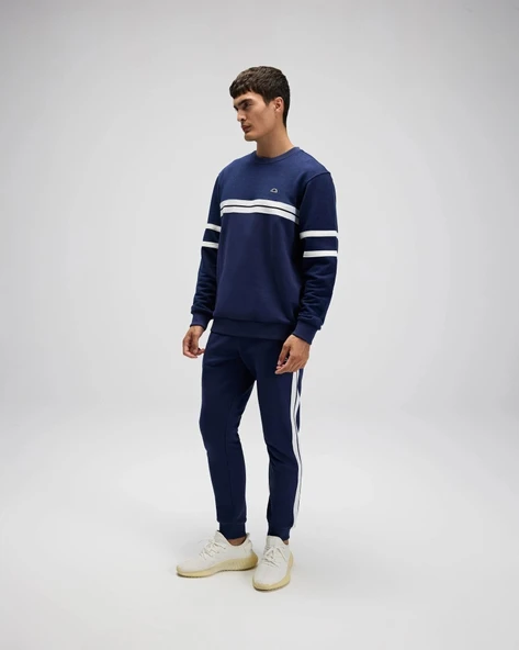 Ellesse EM618 Erkek Lacivert Sweat - Resim 4