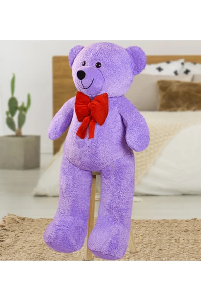 Pababo 140 cm Kırmızı Papyonlu Ayıcık ürün görseli 1