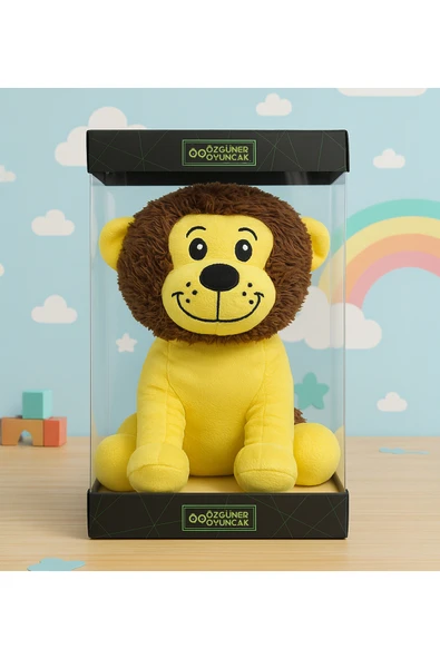 Ayıcı Oyuncak 25 CM Peluş Aslan - Yumuşak ve Dayanıklı Aslan Oyuncak ürün görseli 1