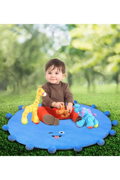 Harika Peluş Fabrikası 80 Cm Ayaklı Bebek Oyun Halısı ürün görseli 1