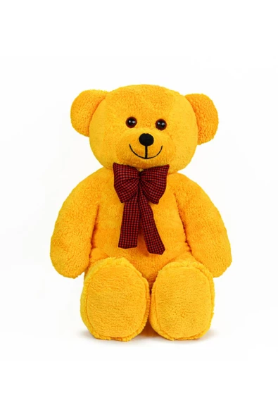 Pababo Harika Peluş 90 cm Rengarenk Papyonlu Ayıcık (%100 YERLİ) ürün görseli 1