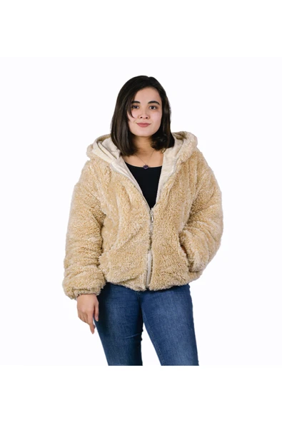Özgüner Oyuncak Kış Modasında Fark Yaratın: Kadın Peluş Montlar ürün görseli 1