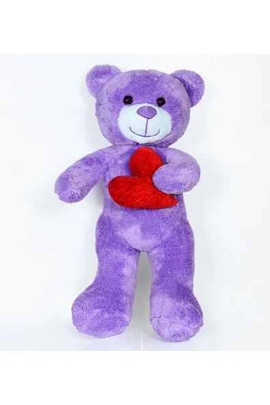 Pababo 50 Cm Kalpli Peluş Sevimli Ayıcık - Resim 2