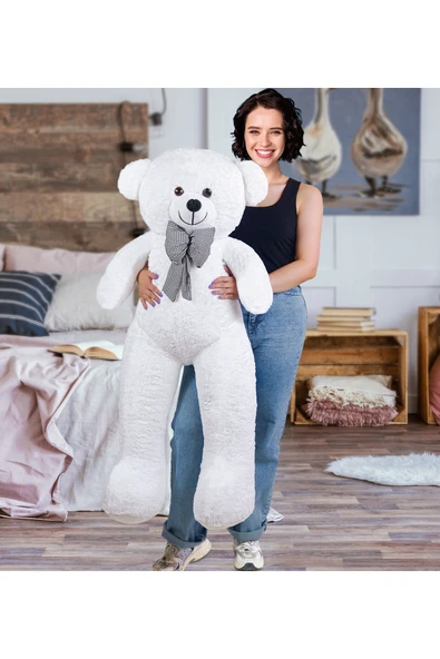 Özgüner Oyuncak 140 Cm Papyonlu Büyük Ayıcık (%100 Yerli) ürün görseli 1