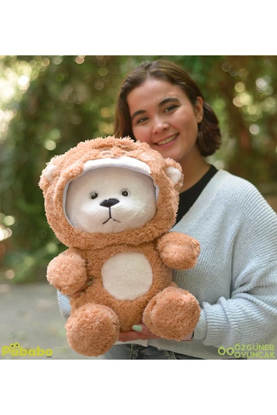 PTTAVM: Özgüner Oyuncak 70 Cm Kapşonlu Uykumcuk Peluş Ayıcık Panda