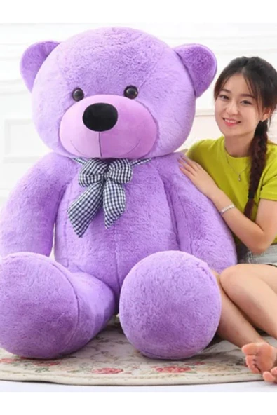 Özgüner Oyuncak Oyuncak 100 Cm Papyonlu Ayıcık Sevgiliye Özel ürün görseli 1