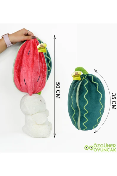 Pababo Karpuz Tavşan Çantalı 50 cm - Resim 5