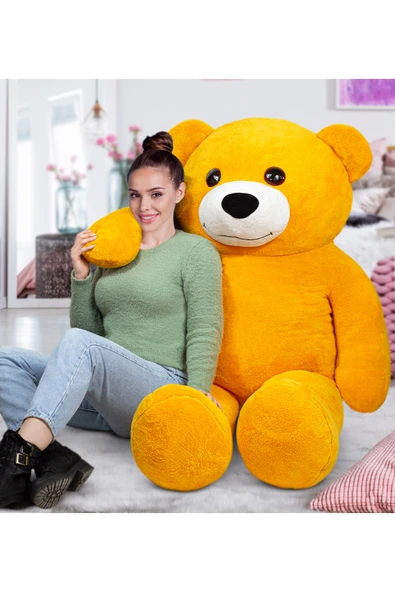 Ayıcı Oyuncak Büyük 180 cm Papyonlu Peluş Ayıcık – Aşkınızı Gösteren En Tatlı Hediye ürün görseli 1