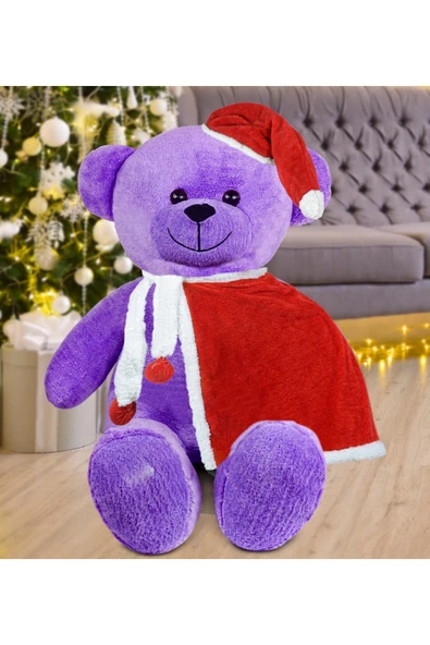 Pababo 100 Cm Pelerinli Noel Baba Ayıcık Yeni Yıl , Yılbaşı Hediyesi ürün görseli 1