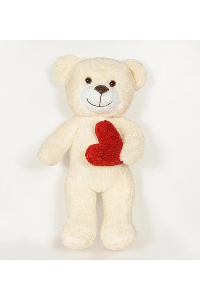 Pababo 50 Cm Kalpli Peluş Sevimli Ayıcık - Resim 2