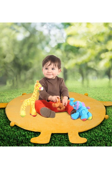 Harika Peluş Fabrikası 120 Cm Ayaklı Bebek Oyun Halısı ürün görseli 1