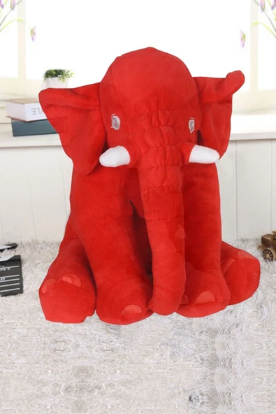 Pababo Gri Pof Uyku Arkadaşım Peluş Fil 65 Cm ürün görseli 1