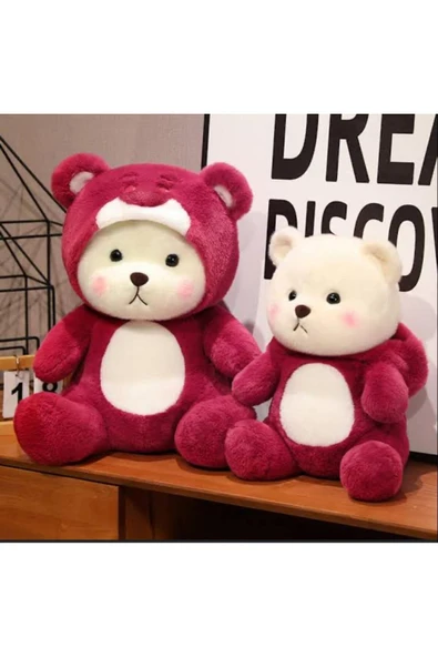 Harika Peluş Fabrikası 90 Cm Kapşonlu Uykumcuk  Peluş Ayıcık Panda ürün görseli 1