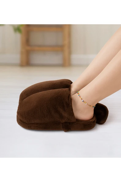 Özgüner Oyuncak Peluş Ayak Isıtıcı Panduf– Kışlık Yumuşak Ev Pandufu ürün görseli 1
