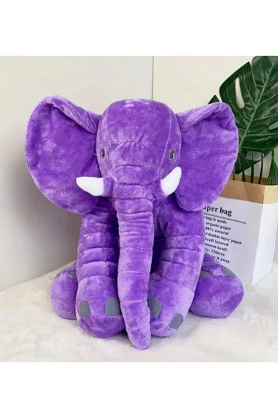 Özgüner Oyuncak Uyku Arkadaşım Fil - Büyük Yumuşak Peluş Fil 35 Cm ürün görseli 1
