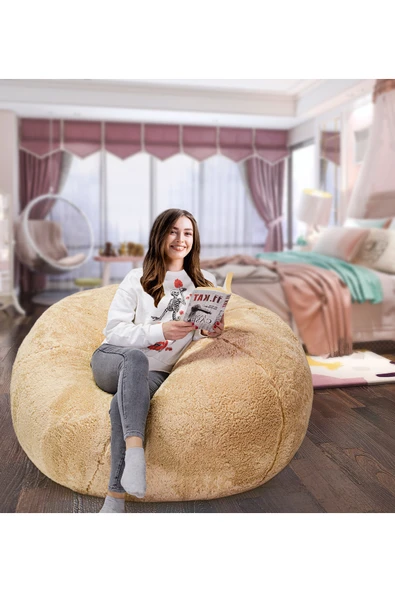 Özgüner Oyuncak Sıcak ve Yumuşak Peluş Dev Puf – Konforlu Oturma Keyfi ürün görseli 1
