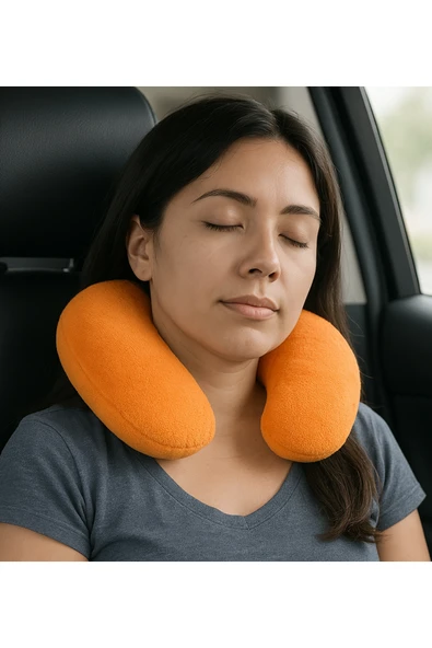 Özgüner Oyuncak Pabtex Ergonomik Tasarımlı Peluş Boyun Yastığı Yetişkin Ve Çocuk Kullanımına Uygun ürün görseli 1