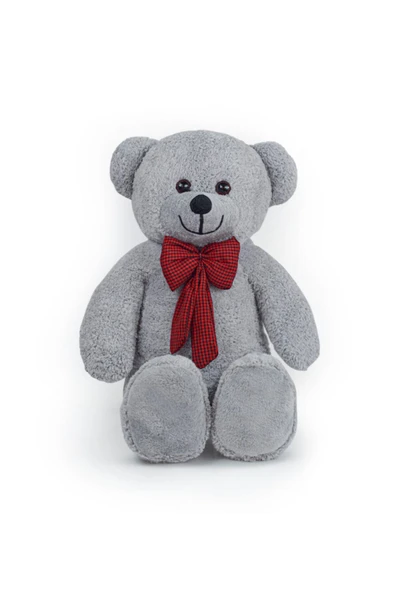 Harika Peluş Fabrikası Harika Peluş 90 cm Rengarenk Papyonlu Ayıcık (%100 YERLİ) ürün görseli 1