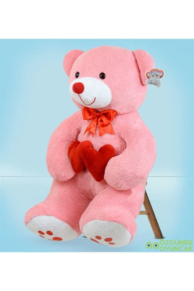 Özgüner Oyuncak Özgüner 100 Cm Pembe Bobo Peluş Ayıcık ürün görseli 1