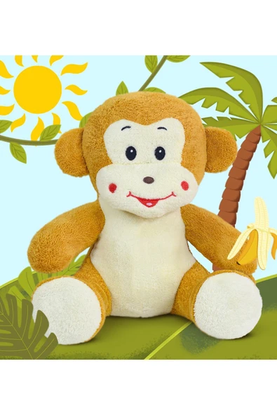 Harika Peluş Fabrikası Harika Peluş 25 Cm Sevimli Maymun (%100 Yerli ) ürün görseli 1