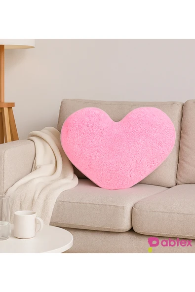 Harika Peluş Fabrikası Hediye Peluş Kalp Yastık – Yumuşak Dokulu ve Kullanışlı ürün görseli 1