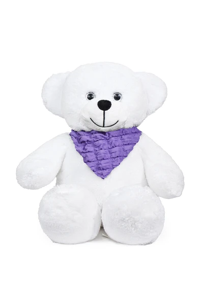 Özgüner Oyuncak Renkli Fularlı Peluş Ayıcık – 65 cm, Yumuşak ve Şık Tasarım ürün görseli 1