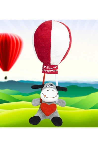 Pababo Oyuncak Uçan Balonlu Fil - Resim 3