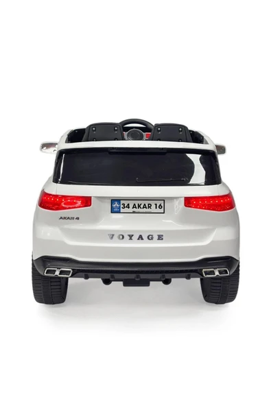 Harika Peluş Fabrikası Özgüner Oyuncak Akülü Uzaktan Kumandalı Araba VOYAGE GT 4x2 Deri Koltuklu - Resim 5