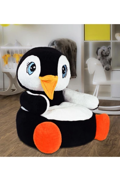 Harika Peluş Fabrikası Penguen Peluş Oyuncak Bebek Çocuk Koltuğu (%100 Yerli) ürün görseli 1