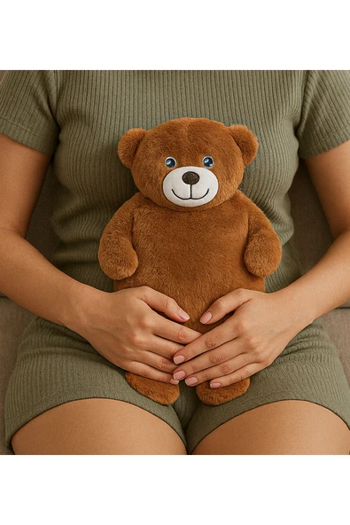 Özgüner Oyuncak Peluş Ayıcıklı Su Torbası Kılıfı – Sevimli ve Fonksiyonel Kış Yardımcısı ürün görseli 1