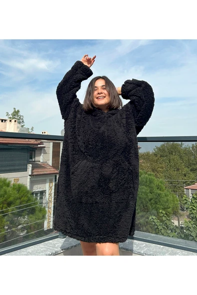 Ayıcı Oyuncak Paptex Welsoft Peluş Polar Giyilebilir Battaniye Pijama ürün görseli 1