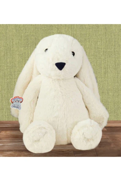 Pababo Özgüner Uyku Arkadaşım Tavşan 45 Cm Peluş Tavşan Krem ürün görseli 1
