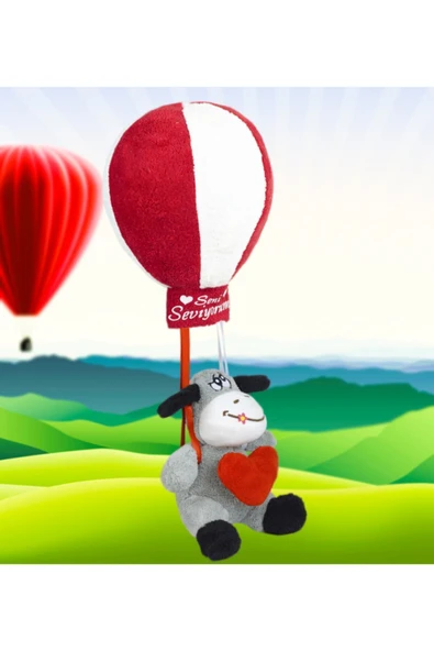 Pababo Oyuncak Uçan Balonlu Fil - Resim 4
