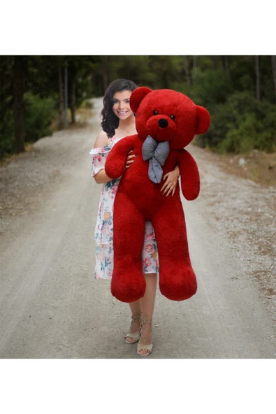 Harika Peluş Fabrikası Paptex Oyuncak Ayıcı 140 Cm Papyonlu Oyuncak Kılıfı ( Boş Olarak Gönderilmektedir.) ürün görseli 1