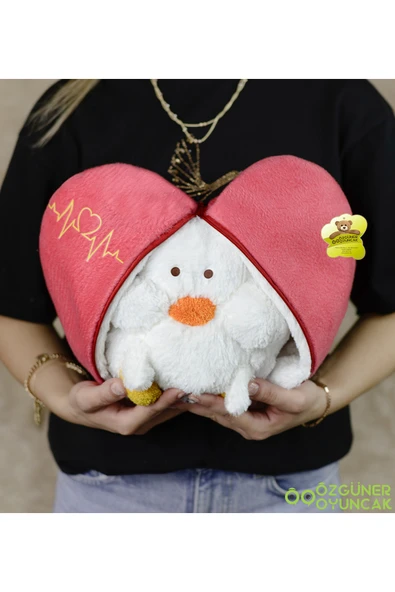 Özgüner Oyuncak Sürprizli Pelüş Kalp Civciv 50 Cm ürün görseli 1