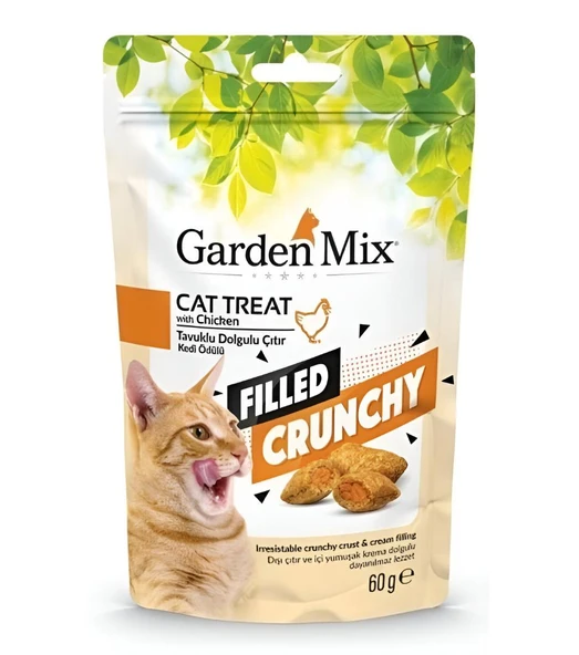 Gardenmix Tavuklu İçi Dolgulu Kedi Ödülü 3x60gr ürün görseli 1